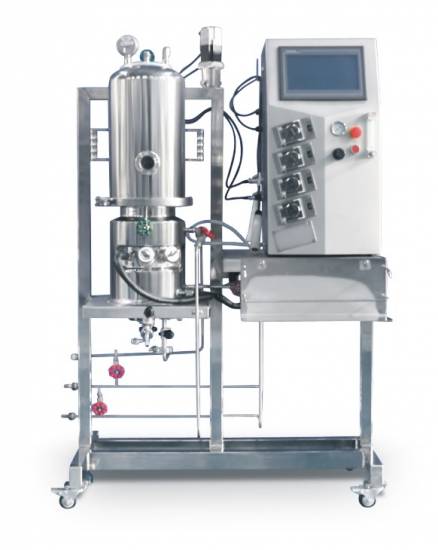 Mechanical agitation glass bioreactor vertical(in situ)