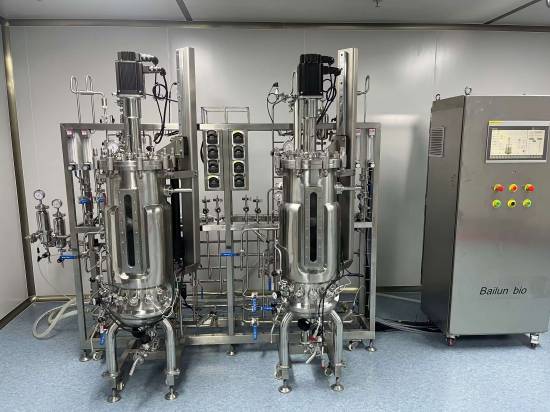3-Stage Scale-Up Fermentation System (10L - 50L - 100L)