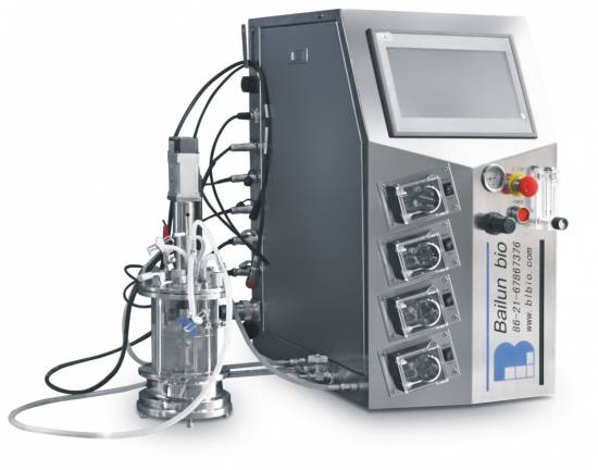 Mechanical stirrer glass bioreactor(off situ)