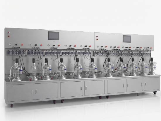10 glass bioreactor