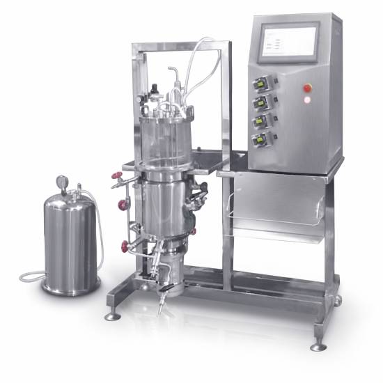Magnetic stirring glass fermenter(in situ,vertical)